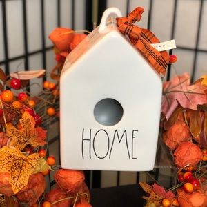 Rae Dunn fall Halloween Theme Birdhouse